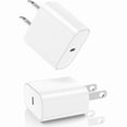 thumbnail image 1 of LinQingQ iPhone USB C Fast Charger Block, 2Pack USB C Wall Charging Plug, Type C PD Power Adapter Brick Cube Box for Apple iPhone 17 Pro Max/17 Air/16 Pro Max/15 Plus/14 Pro/13/12 Mini/11/XS/XR, iPad, 1 of 1