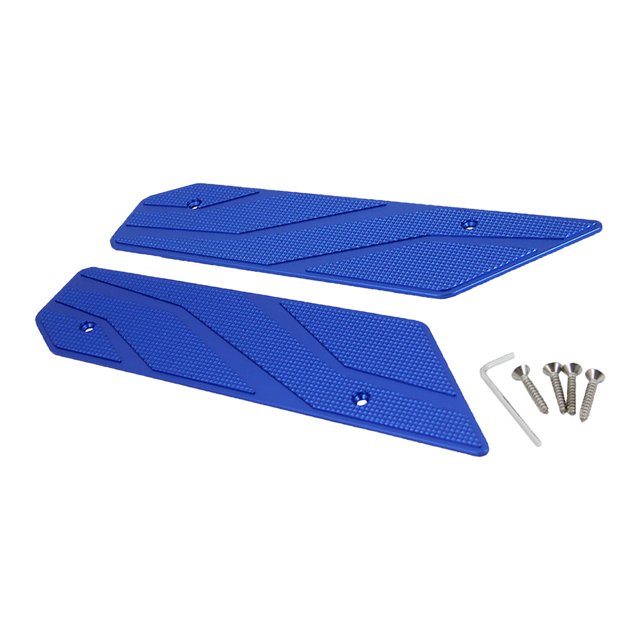 Escalones de estribo para motocicleta 50 Acc Reempzar azul Baoblaze Pasos de aleta