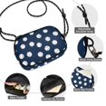 thumbnail image 3 of FORMRS Mini Crossbody Bag for Women Adjustable Shoulder Rope Travel Casual Phone Purse, Navy Blue Baseball Pattern, 3 of 7