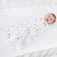 thumbnail image 6 of HALO Sleepsack® Swaddle, 100% Cotton, Multi Triangle, Unisex, Small, 3-6 Months, 6 of 8