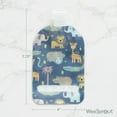thumbnail image 2 of WeeSprout Double Zipper Reusable Food Pouches for Babies & Toddlers, Educational, 3.4 fl oz, 2 of 7