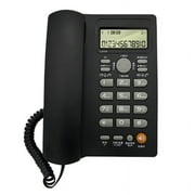 TINYSOME Desktop Phone Fixed Landline CallerID Speed Dial No Need Battery Large Button
