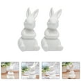 thumbnail image 3 of 2pcs Decorative Animal Craft Bunny Model Decoration Ceramic Table Ornament, 3 of 7