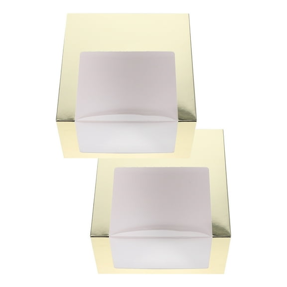 ROSENICE Travel Hat Box for Outdoor Activities and Storage 2Pcs 11.8X11.8X4.7In