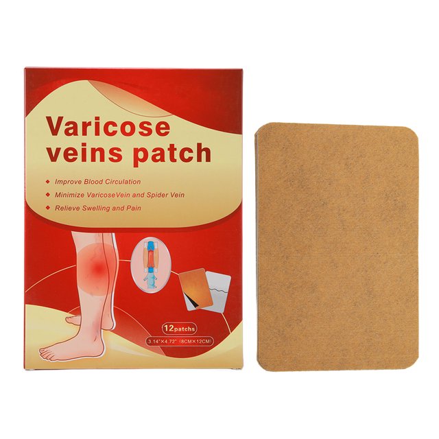 12 Uds. Parches para la salud de las venas, parches para el tratamiento de venas varicosas en las piernas para mejorar la circulación