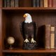 thumbnail image 4 of Adorno Patriótico de Resina con Forma de Ave Rapaz de Cabeza Blanca - Decoración de Aves, Negro MNFD, 4 of 8
