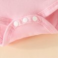 thumbnail image 4 of NOLDARES Baby Girl Clothes 0 3 6 9 12 18 24 Months Outfits Long Sleeve Knitted Romper & Pants Fall Winter 3Pcs Clothes Sets(Pink,0-3 M), 4 of 8