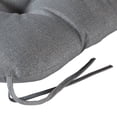 thumbnail image 4 of Greendale Home Fashions Tufted Outdoor 20'' x 20'' Seat Cushion, Heather Gray, 4 of 9