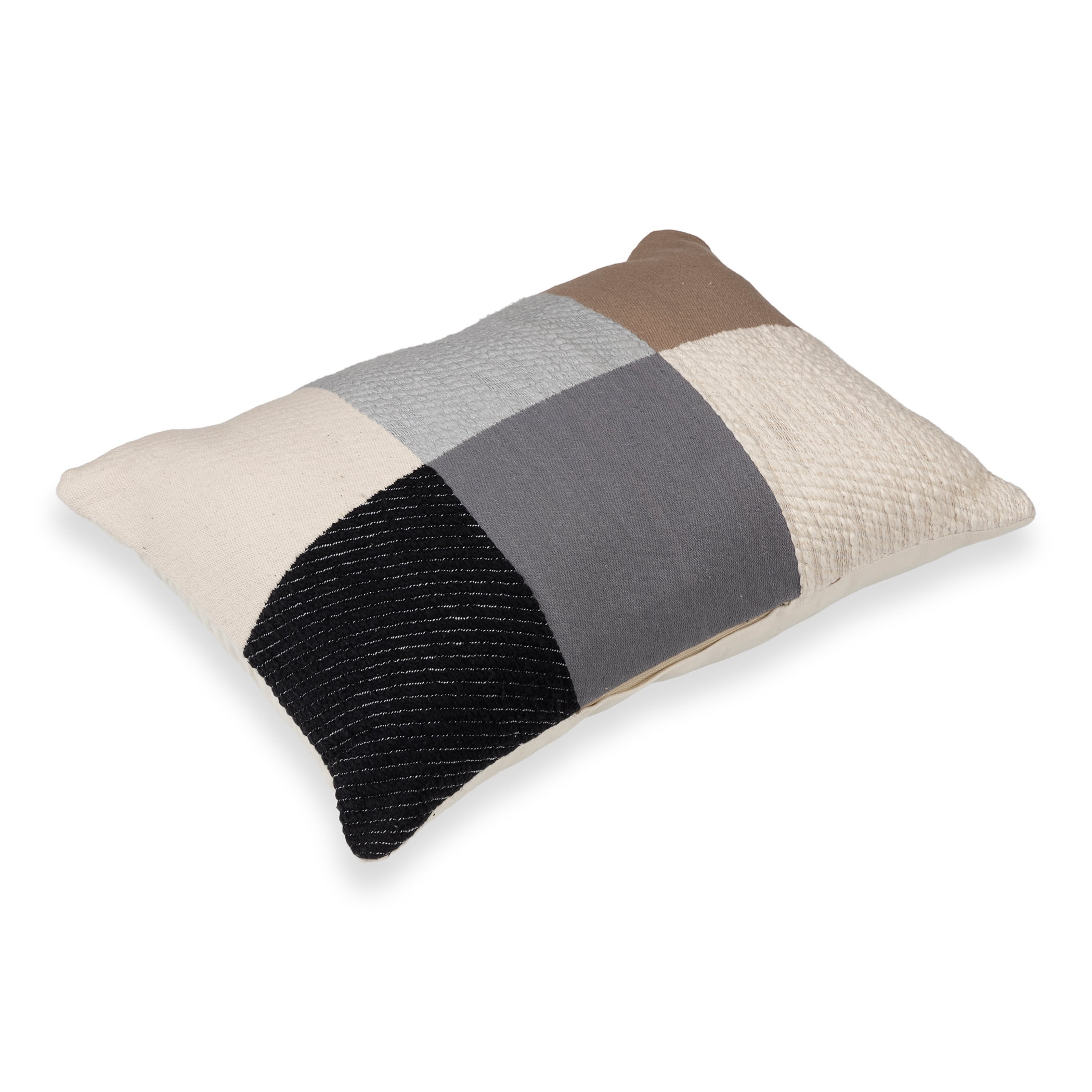 Mainstays Colorblock Multi-Colored Lumbar Pillow 14X19