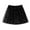 Black, variant on IROINNID Women's Skirt Pleated Gauze Adult Dancing Skirt Short Elastic Waist Short Solid Color Skirt