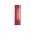 thumbnail image 2 of Rideaux de Noël Rouges Bonhomme de Neige avec Poche pour Tringle pour Salon, Décoration de Vacances Filtrant la Lumière, 2 of 6