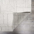 thumbnail image 3 of Hauteloom Andia Living Room, Bedroom Area Rug - Plush Pile - Cream,White - 6'7" x 9', 3 of 10