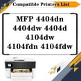 thumbnail image 2 of 152A W1520A Toner Cartridge, Compatible for HP MFP 4404dn 4404dw 4404d 4104dw 4104fdn 4104fdw Printers【High Print Volume with Chip】, 2 of 7