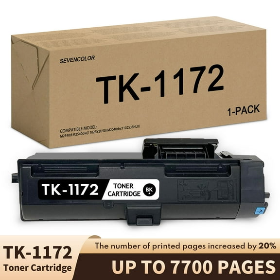 TK-1172 Toner Cartridge (Black,1 Pack) Replacement for Kyocera TK1172 M2540d M2540dw M2040dn Printer