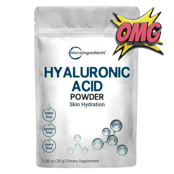 Collagen Peptide Hyaluronic Acid Powder Supplement Skin Hydration 30g