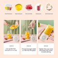 thumbnail image 2 of Portable Blender, USB Portable Mini Blender for Fruit Juice, Fruit Juice, Milkshakes, 500ml, 2 of 5