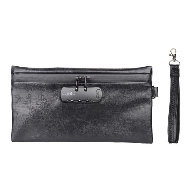 Bolsa A Prueba De Olores Cerradura Con Combinación negro MALLETRIA Handy