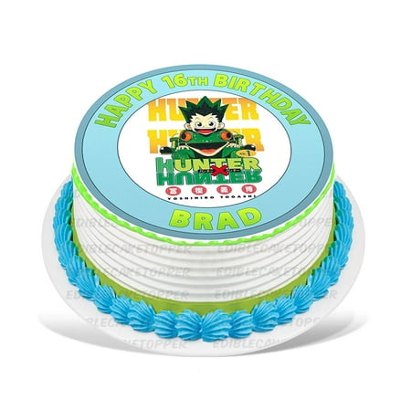 Hunter X Hunter Edible Cake Image Topper Personalized Birthday