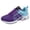B-Purple_YYX, variant on Fsqjgq Athletic Running Shoes for Women Lace-Up Sneaker with Soft Soles Stylish Basketball Sneakers Gym Fitness Trainers Shoe