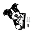 thumbnail image 1 of DYNWAVECA Silhouette d'Animal en Métal pour Décoration Extérieure Jardin Balcon Extérieur Chien, 1 of 9