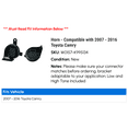 thumbnail image 2 of Horn - Compatible with 2007 - 2016 Toyota Camry 2008 2009 2010 2011 2012 2013 2014 2015, 2 of 2