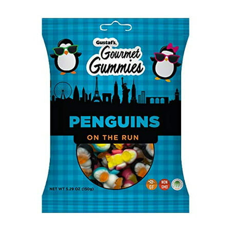 Gustaf's Penguins Gourmet Gummies 5.29oz Bag (World's Best Tasting Gourmet Gummies)