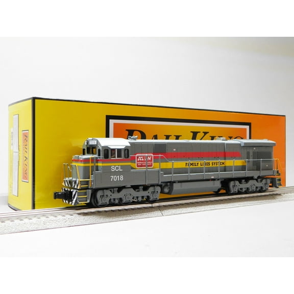 MTH RAILKING SEABOARD C30-7 DIESEL ENGINE LOCOMOTIVE 7018 O GAUGE 30-21268-1