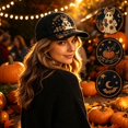 thumbnail image 5 of Baseball Caps for Men and Women with Halloween Embroidery Casual Cute Costume Headwear Soft Baseball Hats for Men Everyday Wear Black One Size, 5 of 8