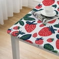thumbnail image 5 of Awypu Fruit Cartoon Floral Pattern Square Tablecloth with Elastic Edge 100% Polyester Fiber 46*46, 5 of 8