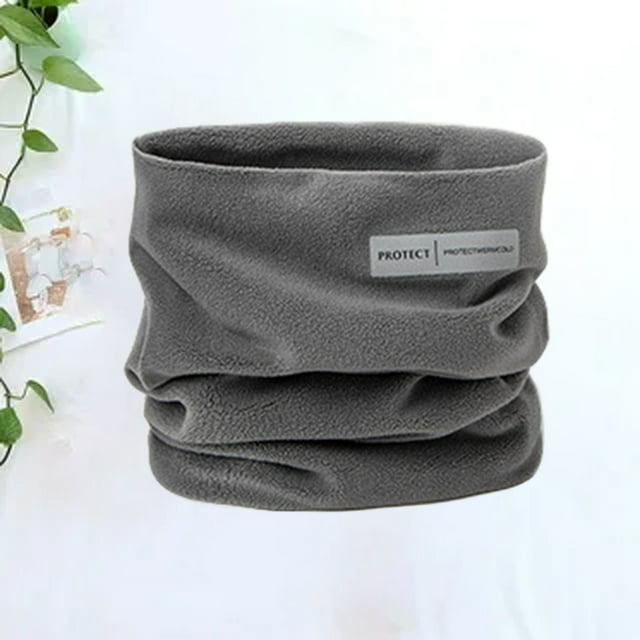 Neckerchief Winter Men's Household Plus Warm Neck Protector Solid Color Neckband Neckerchief