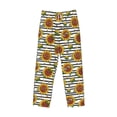 thumbnail image 4 of Goofa Cute Sunflowers Printed Soft Pajama Pants for Men, Wide Leg Comfy Casual Lounge Yoga Pants-Large, 4 of 9