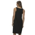 thumbnail image 4 of Felina | Cotton Modal Sleep Dress | 2-Pack (Sea Fog Black, Small), 4 of 7