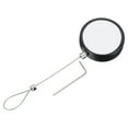 thumbnail image 1 of Retractable Remote Control Tether, Round Security Cable Lanyard Lock with Double Sided Adhesive Black 3.3 Ft, 1 of 6