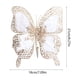 thumbnail image 3 of pstuiky Mariposas navideñas artificiales para decorar el árbol de Navidad, con clip y purpurina. Ideales para bodas, cumpleaños y fiestas., 3 of 6