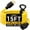 Yellow, variant on ZAZFO 30amp 4 Prong generator extension cord, nema L14-30P/R,Twist Lock,STW 10AWG 125/250V 7500W, 10-100ft Heavy Duty Yellow Outdoor Waterproof Power cable with organizer,ETL Listed