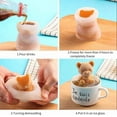 thumbnail image 2 of 3D Teddy Bear ice Mold, Silicone Animal Mold, Soap Candle Mold, Ice Cube for Coffee, Milk, Tea, Candy Gummy Fondant ( 2PC), 2 of 3