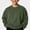 Army Green, variant on WAVSUF Boys Solid Sweatshirt, Loose Fit Long Sleeve Round Neck Winter Warm Comfort Pullover Blue 7-8