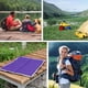thumbnail image 4 of Colchoneta de camping plegable de algodón perlado | Colchoneta ligera y portátil para pícnic | Cómoda colchoneta para acampar al aire libre, senderismo y playa | Cojín de viaje plegable, 4 of 9