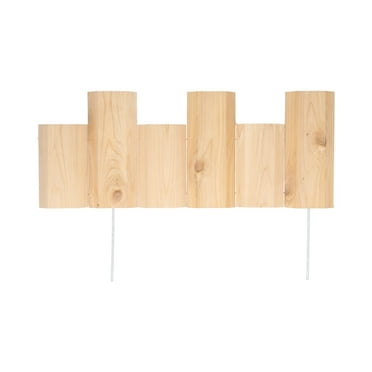 Greenes Fence 18 in. W x 7 in. H x 1 in. D Cedar Wood Landscape Edging
