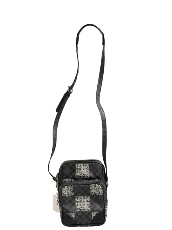 Pre-Owned Louis Vuitton Black Damier Graphite Canvas Amazon Christopher Nemeth Shoulder Men's Bag