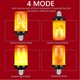 thumbnail image 2 of LED Flame Light Bulb, Upgraded 4 Modes Fire Light Bulbs with Upside Down Effect, E26 Base Flickering Light Bulbs(2 Pack), 2 of 4