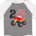 thumbnail image 4 of Inktastic Monster Truck How I Roll 2nd Birthday Boys Long Sleeve Baby Bodysuit, 4 of 5