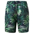 thumbnail image 3 of zuwimk Men's Swim Trunks Quick Dry Beach Shorts with Pockets Z-Green,XL, 3 of 5