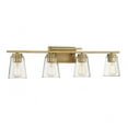 thumbnail image 6 of 4 Light Bath Bar-Contemporary Style with Modern and Bohemian Inspirations-8.75 inches Tall By 32 inches Wide-Satin Nickel Finish Bailey Street Home, 6 of 9