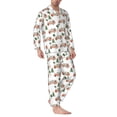 thumbnail image 2 of Sikiie Camp Van Mens Pajama Set, Soft Warm Long Sleeve Sleepwear, Cozy Button-Down Pjs for Men-Medium, 2 of 7