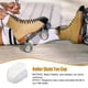 thumbnail image 4 of Wosthever 1 par de cuero PU con 4 agujeros, protección constante para patines de ruedas, protectores para los dedos de los pies, artículos Type3 NO3, 4 of 6