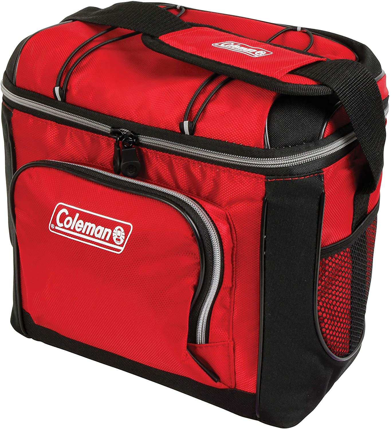 Coleman 9 Cans Soft-Sided Cooler, Red - image 3 of 5