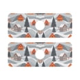 thumbnail image 7 of Yayeee Faucet Mat for Kitchen Sink 14.7" Diatomite Long Splash Guard Pad, Gray Snow Houses, 2 Pack, 7 of 7