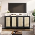 thumbnail image 1 of Eastvita Console Multimédia Bohème - Armoires de Rangement pour Salon Style Ferme Noir, 1 of 6