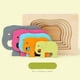 thumbnail image 5 of Rompecabezas De Madera para Bebés, Rompecabezas De Animales, Rompecabezas De Cognición De Enseñanza Temprana Rompecabezas De Gradiente De Múltiples Capas,Elefante, 5 of 5